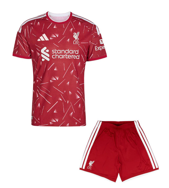 26.27 Liverpool Home Kids Kit with free name and number