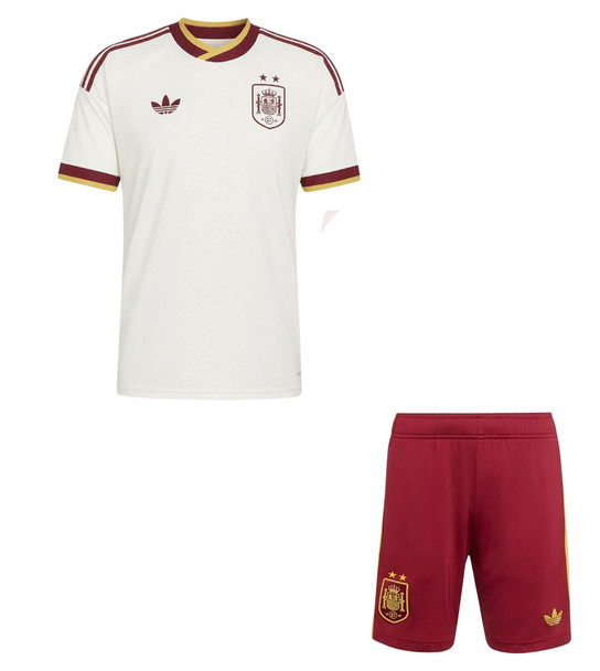 2026 Spain Away 2 Stars  Kids Kit with free name and number