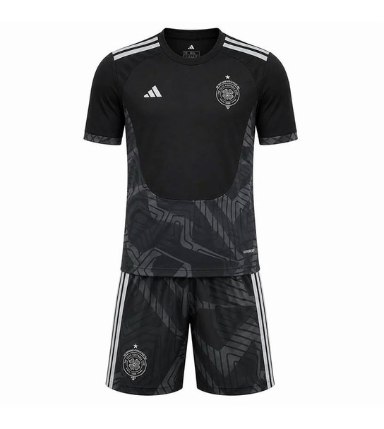 26/27 Celtic GK Black Kids Kit with free name and number