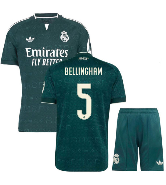 26/27 Bellingham Madrid Away Kids Kit