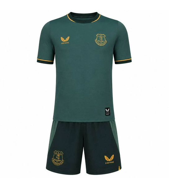 26/27 Everton Third Kids Kit with free name and number