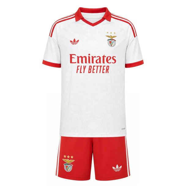 26/27 Benfica Away Kids Kit with free name and number