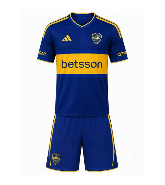 26/27 Boca Juniors Home Kids Kit with free name and number