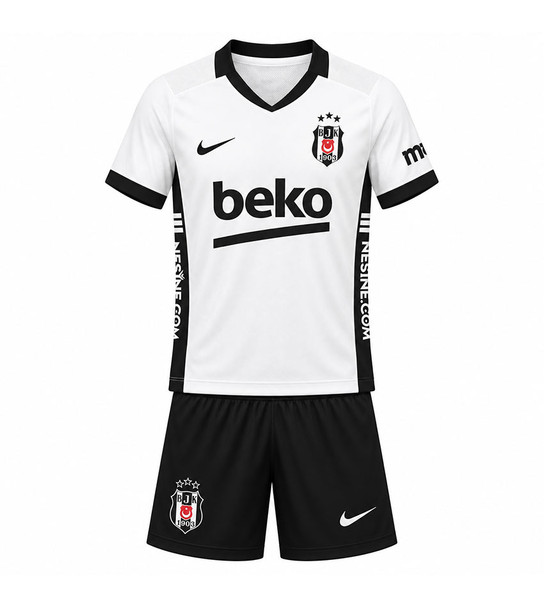26/27 Besiktas Home Kids Kit with free name and number