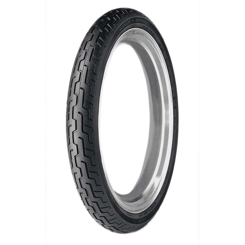 Dunlop D402 Harley Davidson MH90-21 54H Black Front Motorcycle