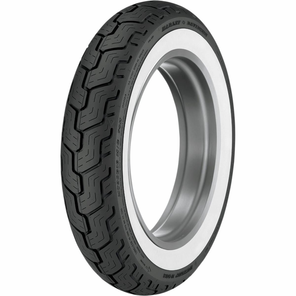 Dunlop D402 Harley Davidson MT90B-16 74H Wide Whitewall Rear