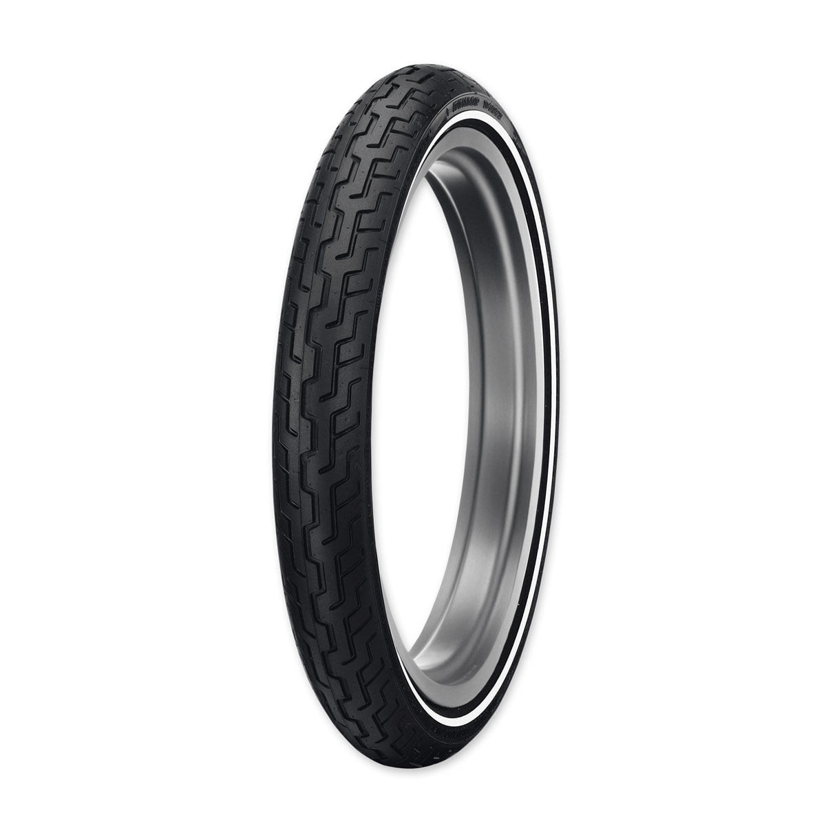 Dunlop D402 Harley Davidson MH90-21 54H Medium White Stripe Front