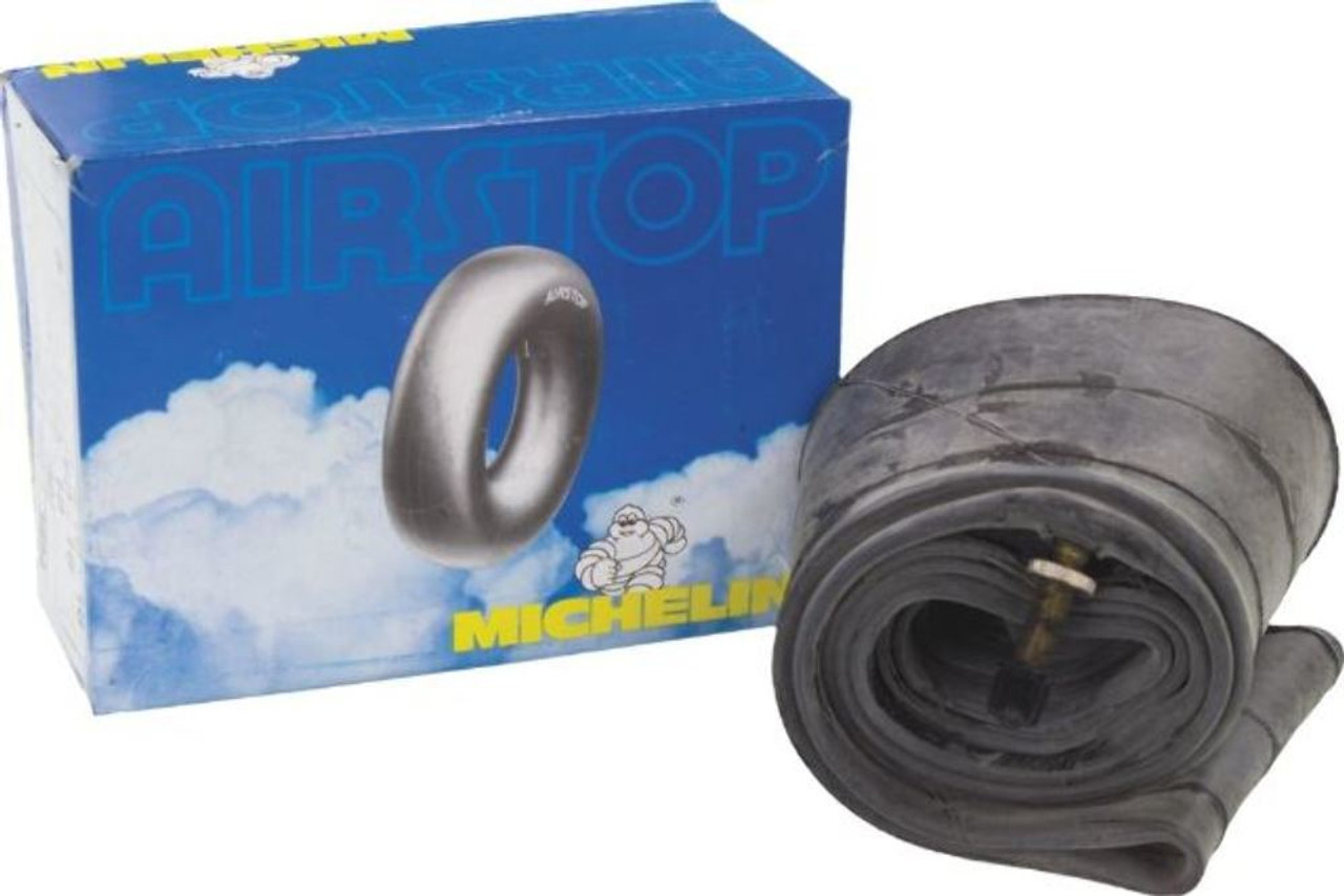 Michelin Standard Motorcycle Tube 100-110/90-19, 3.25-19 Tr4 Straight Metal  Valve Stem - Center