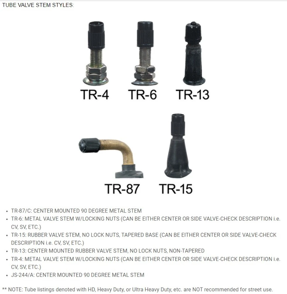 dirt bike motorcycle tube valve stem nuts