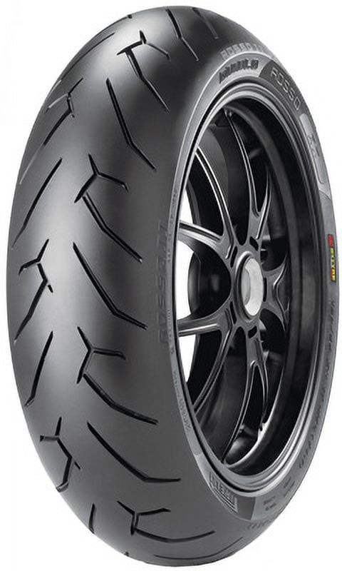 Pirelli Diablo Rosso II 190/55ZR-17 75W Rear Motorcycle - American