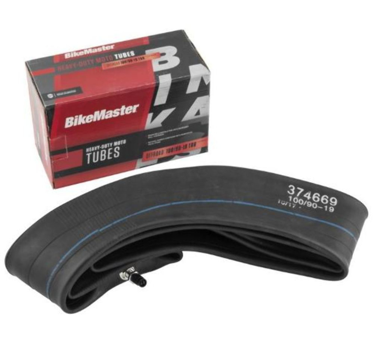 Bikemaster Heavy Duty Motorcycle Tube 100/9019 Tr6 Straight Metal