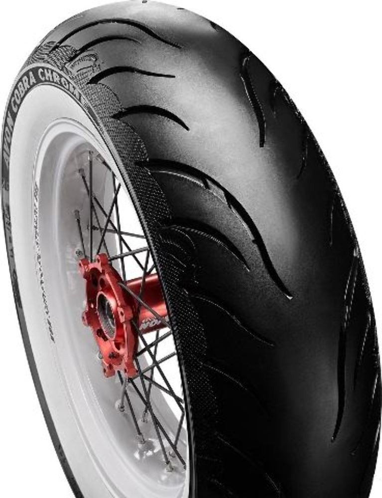 Avon AV92 Cobra Chrome 150/80R-16 71V Wide Whitewall Rear