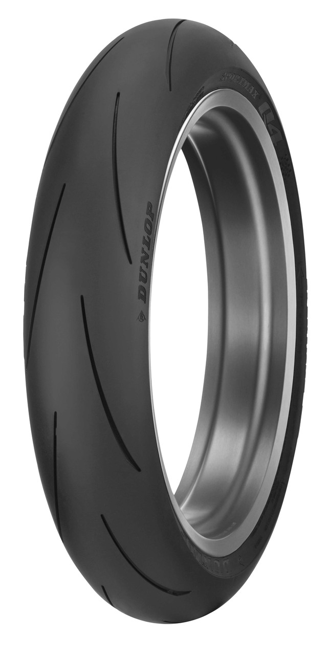 パーツ DUNLOP Q4SPORTMAX Dunlop Sportmax Q4 120/70ZR-17 58W Front Motorcycle - American