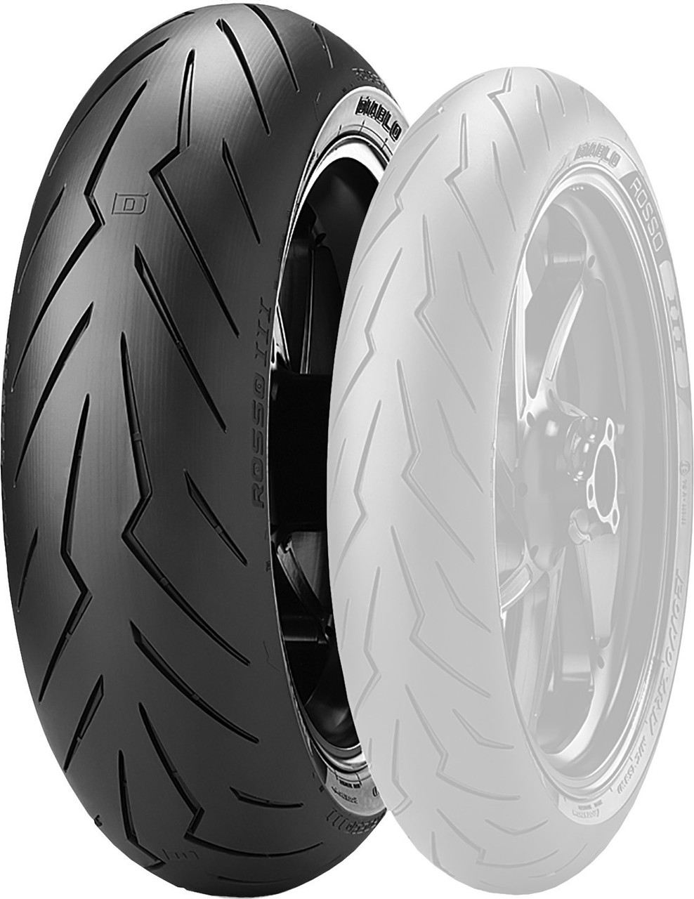 Pirelli Diablo Rosso III 240/45ZR-17 82W Rear Motorcycle