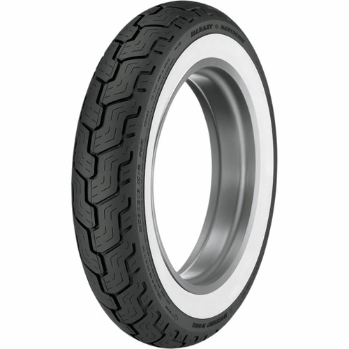 Dunlop D402 Harley Davidson MU85B-16 77H Wide Whitewall Rear