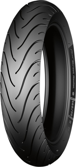 【中古】MICHELIN PILOT STREET RADIAL 110/70R17 150/60R17 前後セット 引き取り～近郊有償配達可 Michelin Pilot Street 110/70R-17 54H Front Radial Motorcycle