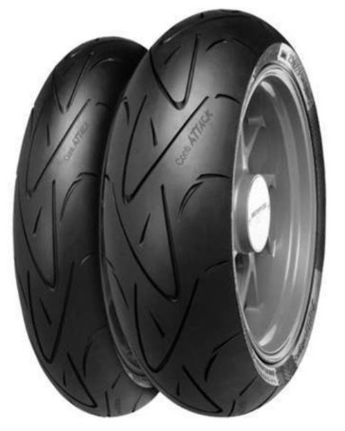 Contnental 180/55ZR17 Motorcycle Tre 180/55-17 Cont Moton Rear 180