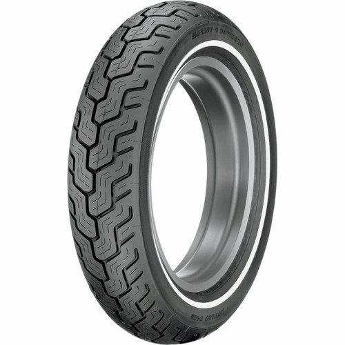 DUNLOP D402 MU85B16 ハーレーダビッドソンタイヤ 送料込み② Dunlop D402 Harley Davidson MU85B-16 77H Small White Stripe Rear