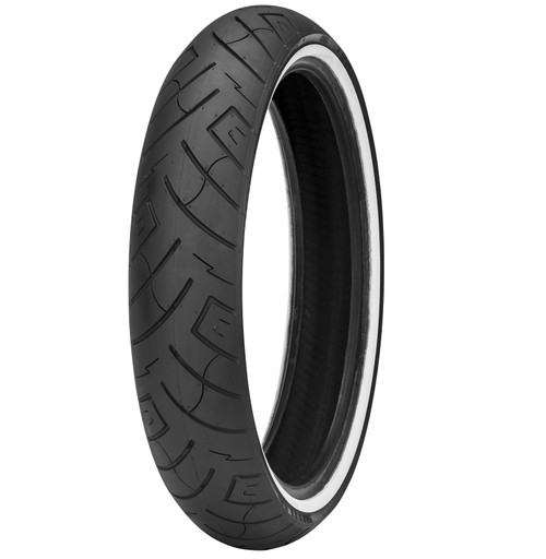 ユキコ Shinko 777 140/80-17 69H Front Motorcycle Whitewall - American