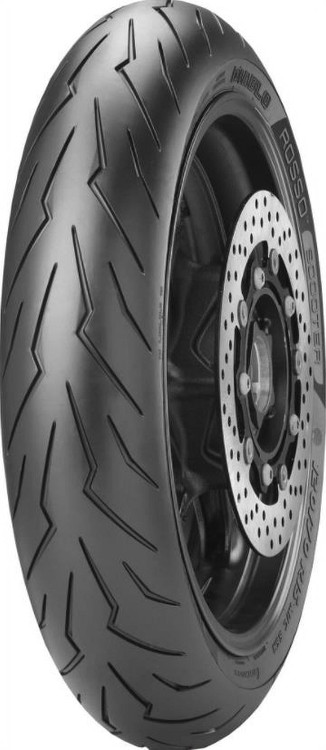 Pirelli Diablo Rossoタイヤ 110/70 140/70 Pirelli Diablo Rosso Scooter 110/70-12 47P Front - American Moto Tire