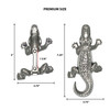 alligator door knocker premium size dimensions
