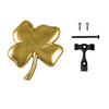 four leaf clover door knocker multi piece parts and mounting hardware