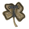 four leaf clover door knocker rear view