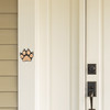 dog paw doorbell ringer bronze