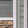 butterfly doorbell ringer grey stone house