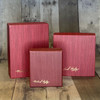 Michael Healy Designs Packaging Red Gift Boxes