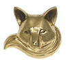 Fox doorbell ringer brass
