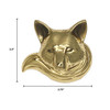 Fox doorbell ringer brass dimensions