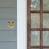 Fox doorbell ringer wood door