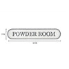 Powder Room Sign
