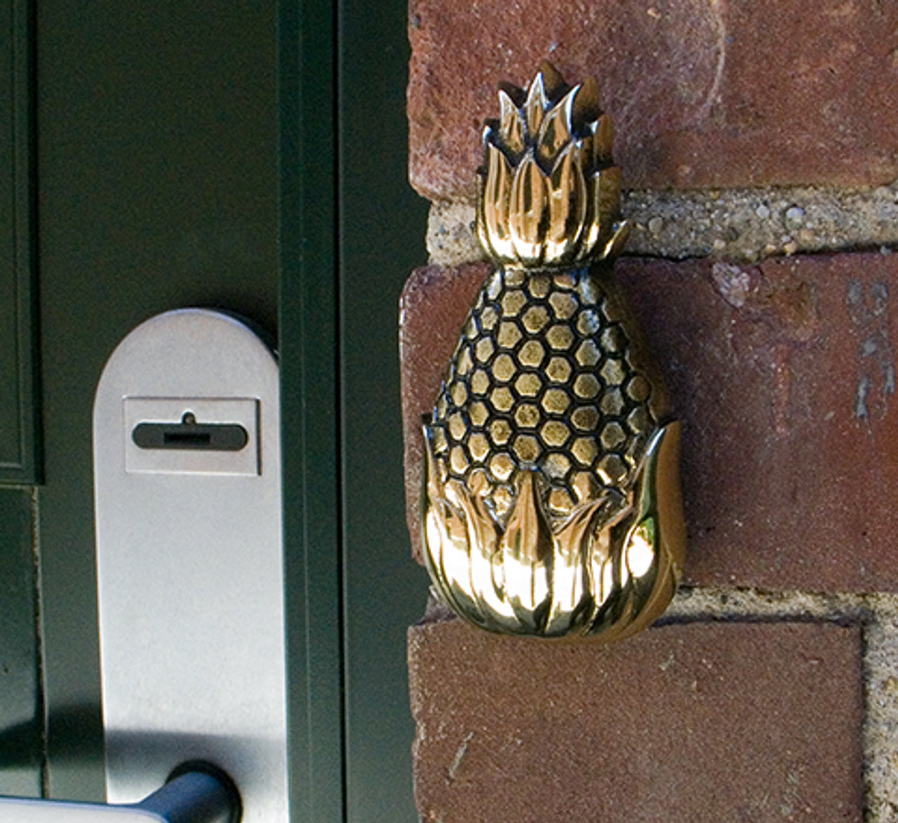 Michael Healy Designs Pinecone Door Knocker - Brass (Premium Size