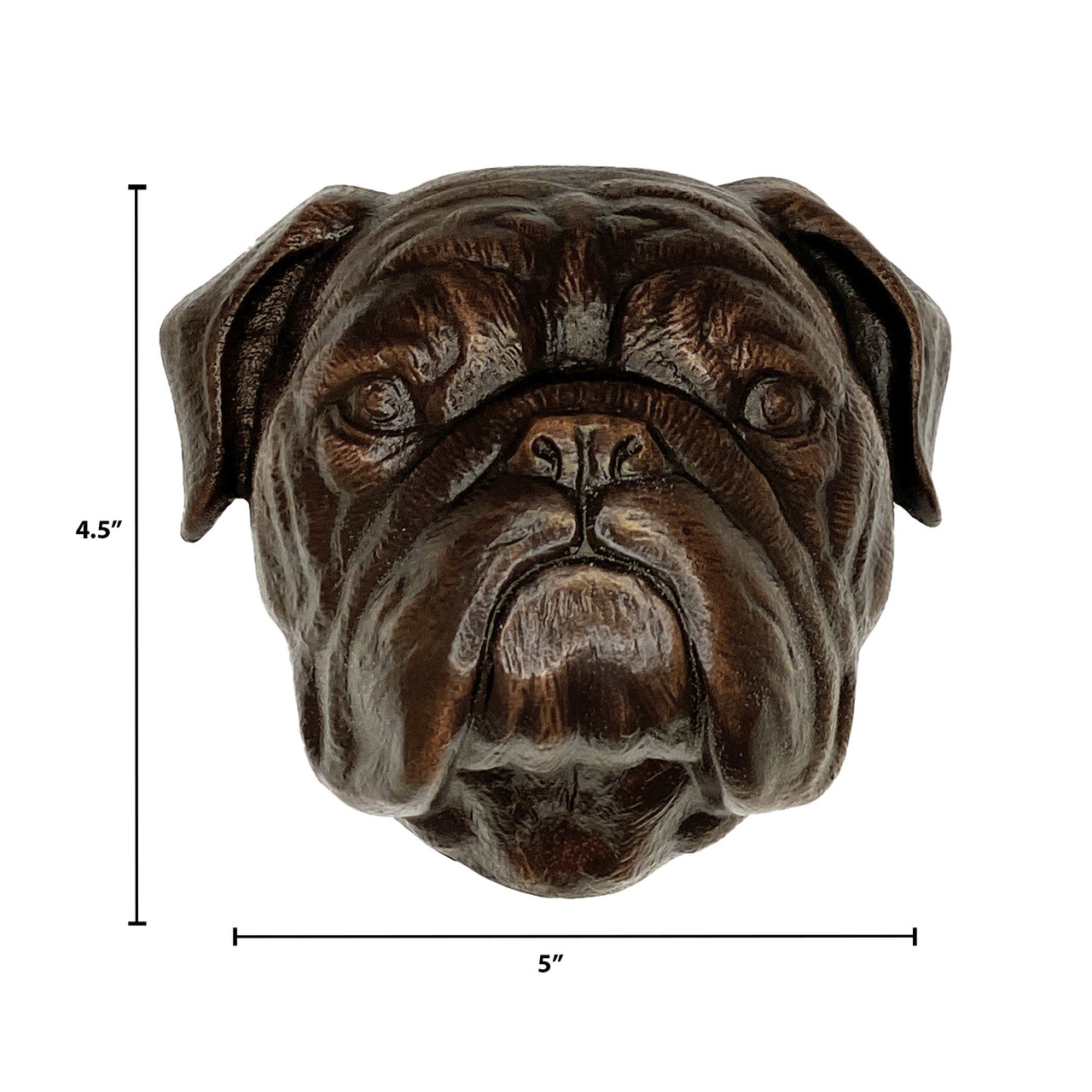 Bulldog Door Knocker by Michael Healy
