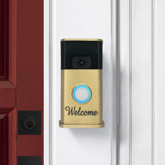 Welcome Video Doorbell Cover (Ring Battery Doorbell 2024 Release)