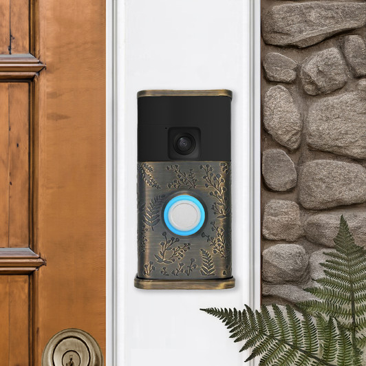 Wildflower Video Doorbell Cover (Ring Battery Doorbell 2024 Release)