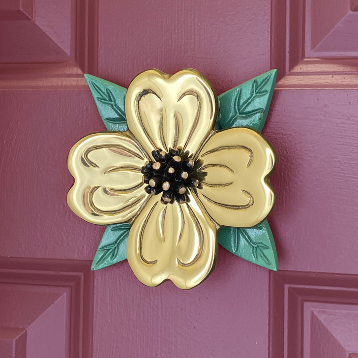 dogwood flower door knocker