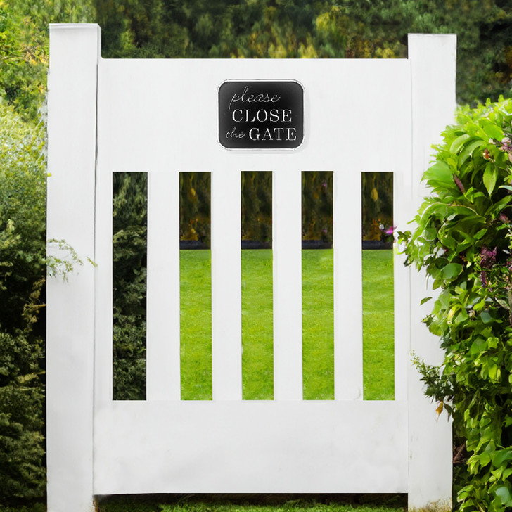 Close the Gate Sign