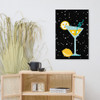 Night Cap Martini Cocktail Wall Art