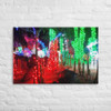 Bright Colorful Christmas Cacti Wall Art