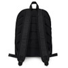 Black Polyester Backpack With Passionate Purple Spider