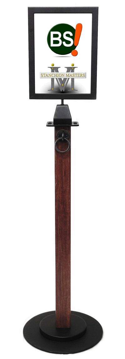 Rustic Wooden Sign Stand Rustic Wooden Sign Stand