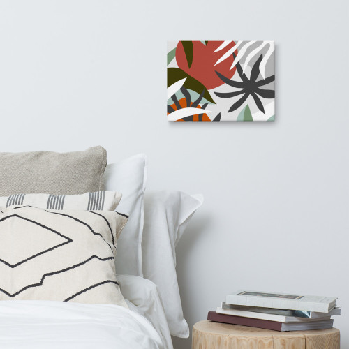 Botanical Burst Wall Art Decor on Canvas Botanical Burst Wall Art Decor on Canvas