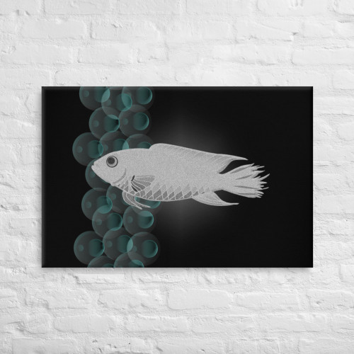 Viral Crystal Fish Wall Art