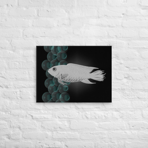 Viral Crystal Fish Wall Art