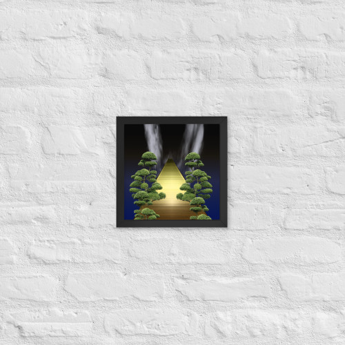 Pier Into the Night Unique Framed Poster Pier Into the Night Unique Framed Poster