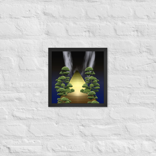 Pier Into the Night Unique Framed Poster Pier Into the Night Unique Framed Poster