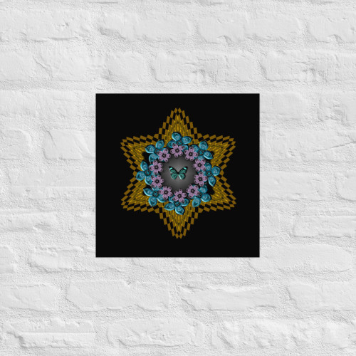 StarFly Unique Butterfly Poster